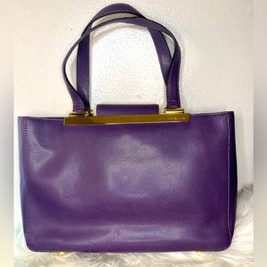 Michael Kors Gold/Purple Hanbag